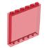 35286 WALL ELEMENT 1X6X5 in Transparent Red/ Trans-Red