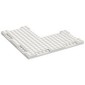 Plate Special 16 x 16 x 2/3 with 7 Recessed Edges, 8 x 8 Cutout