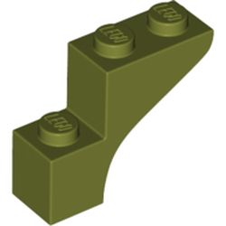 LEGO part 88292 Brick Arch 1 x 3 x 2 in Olive Green