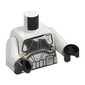 Torso Armor, Clone Trooper, Black Holster print, White Arms, Black Hands