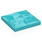 Tile 6 x 6 x 2/3, Angled Textured Surface (Ice)