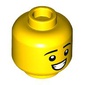 Minifig Head Apprentice, Mean Look, Open Mouth print