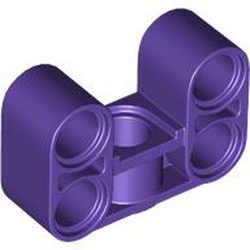 LEGO part 3167 Technic Beam 2 x 3 Thick [90° Offset Centre Beam Hole] in Medium Lilac/ Dark Purple