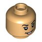 Minifig Head, Raised Eyebrows, Questioning Look/Smile print