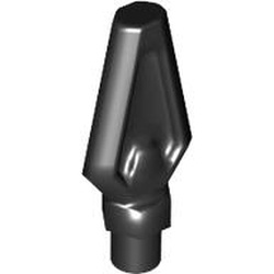 LEGO part 27257 Weapon Pike / Spear Tip in Black
