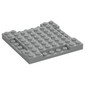 Plate Special 8 x 8 x 2/3 with Four 1 x 4 Recessed Edges