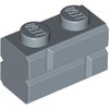 Sand Blue Brick Special 1 x 2 with Masonry Brick Profile