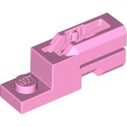 LEGO part 69754 Launcher, Plate Special 1 x 2 with Mini Blaster Square in Light Purple/ Bright Pink