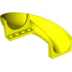 LEGO part 11267 Slide Curved 180° in Vibrant Yellow