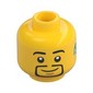 Minifig Head, Goatee Beard, Dark Turquoise Hearing Aid print