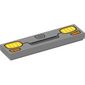 Tile 1 x 4 with Car Front, Yellow Headlights print