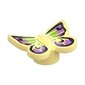 Insect, Butterfly with Lavender/Lime Colors, Black Trim print