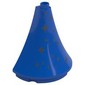 Duplo Building Roof Spire Half 4.5 x 2 x 4 with Silver Stars print