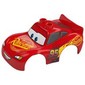 Duplo Car Body 2 Top Studs and Spoiler with Lightning McQueen Rust-Eze, and Wide Eyes and Smile Print
