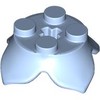 Bright Light Blue Plant, Leaves, Round 2 x 2 x 2/3 with + Axle Hole and 4 Leaf Extensions
