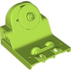 LEGO part 2388 Duplo Cement Mixer Bucket Base, with Rotation Joint in Bright Yellowish Green/ Lime