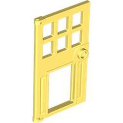 LEGO part 79730 Door 4 x 6 with Pet Door in Cool Yellow/ Bright Light Yellow