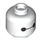 Minifig Head Baymax, Black Circles with Line print