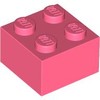 Coral Brick 2 x 2