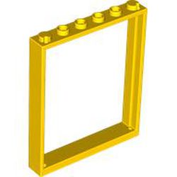 LEGO part 42205 Door Frame 1 x 6 x 6 in Bright Yellow/ Yellow