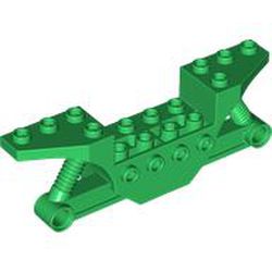 LEGO part 70682 Vehicle Body, Motorcycle / Quadricycle Frame in Dark Green/ Green