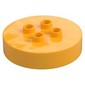 Duplo Brick Round 4 x 4 with 4 Studs