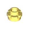 Bright Light Yellow Plant, Flower, Plate Round 1 x 1 with 5 Petals