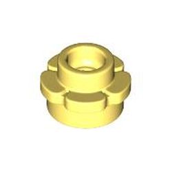 LEGO part 24866 Plant, Flower, Plate Round 1 x 1 with 5 Petals in Cool Yellow/ Bright Light Yellow