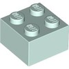 Light Aqua Brick 2 x 2