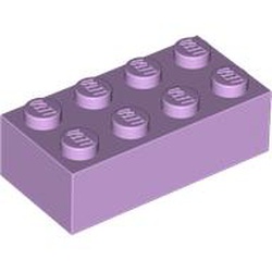 LEGO part 3001 Brick 2 x 4 in Lavender
