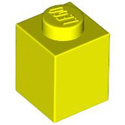 LEGO part 3005 Brick 1 x 1 in Vibrant Yellow