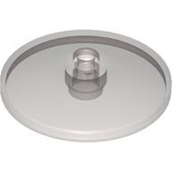 LEGO part  ROUND PLATE Ø32X6,4 in Transparent Brown/ Trans-Brown