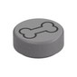 Tile 1 x 1 Round with Black Bone print