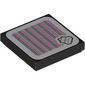 Tile 2 x 2 with Sumo Bro and Barcode Print (Sticker)