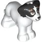 Animal, Dog Big with Brown Eyes, Black Face and Ears print (Daisy)