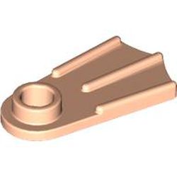 LEGO part 10190 Minifig Footwear Flipper [Thick] in Light Nougat