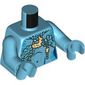 Torso, Na'vi Bare Chest, Azure Fur, Dark Azure Markings print, Medium Azure Arms and Hands