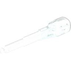 LEGO part 70694c04 Projectile, Arrow with Shaft, Trans-Clear Liquid Shaped End in Transparent/ Trans-Clear
