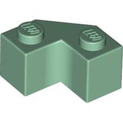 LEGO part 87620 Wedge 2 x 2 Facet in Sand Green