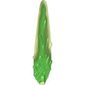 Flame / Vapor Trail 3 x 14 with Axle Hole and Bright Green Marbled Center Pattern
