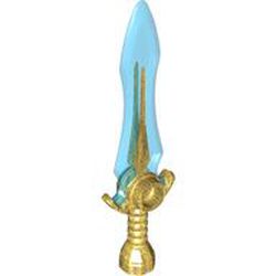 LEGO part 1996 SWORD, NO. 28 in Warm Gold/ Pearl Gold