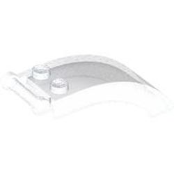 LEGO part 92474 Windscreen 6 x 2 x 2 with Handle in Transparent with Opalescence/ Satin Trans-Clear