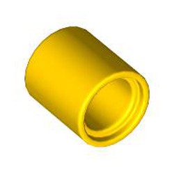 LEGO part 18654 Technic Pin Connector Round 1L [Beam] in Bright Yellow/ Yellow