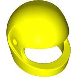 LEGO part MINI CRASH HELMET in Vibrant Yellow
