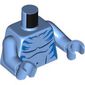 Torso, Bar Chest, Dark Azure/Dark Blue Markings print, Medium Blue Arms and Hands