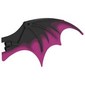 Creature Body Part, Dragon Wing 19 x 11 with Marbled Trans-Dark Pink Pattern