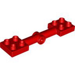 LEGO part 3574 FUNCTION ELEMENT 2X8, W/ B CON.NO.1 in Bright Red/ Red
