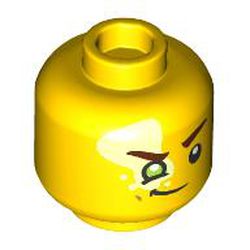 LEGO part 102968 MINI HEAD, NO. 4025 in Bright Yellow/ Yellow