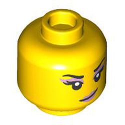 LEGO part 102995 MINI HEAD, NO. 4070 in Bright Yellow/ Yellow