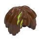 Hair Short Long Curls / Mop Top with Lime Splotch print